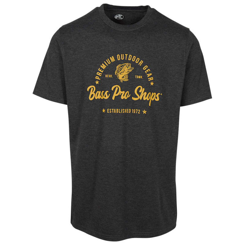 Bass Pro Shops Premium Outdoor Gear Logo Tri-Blend Short-Sleeve T-Shirt