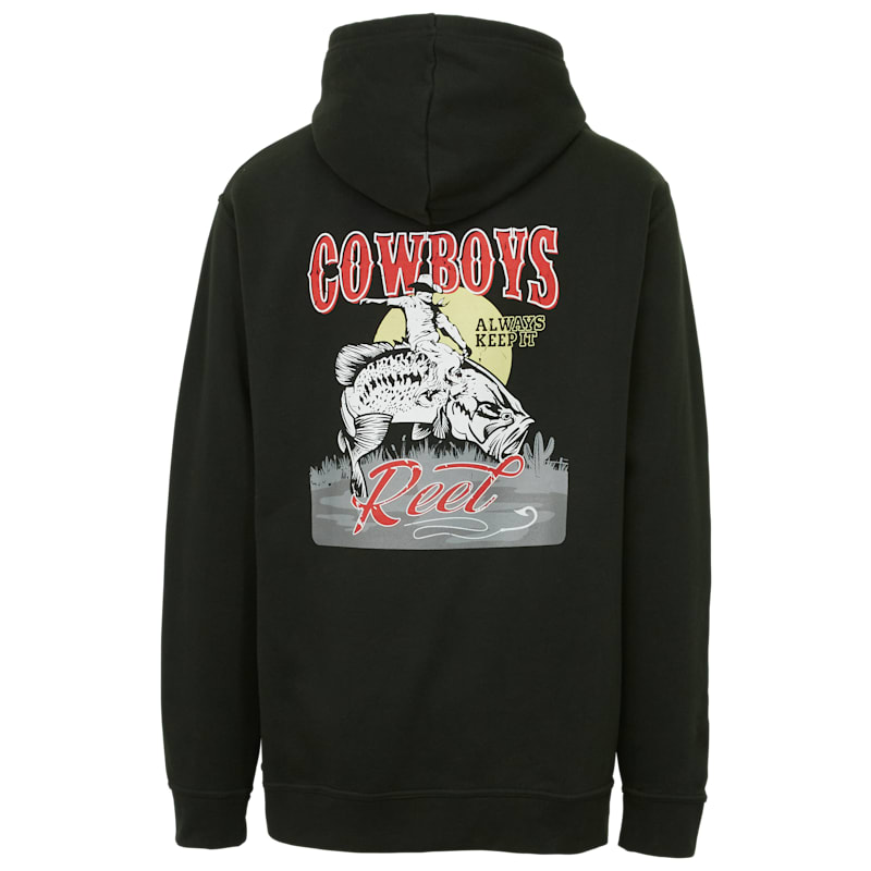 Bass Pro Shops Fishing Cowboy Pullover Long-Sleeve Hoodie for Men