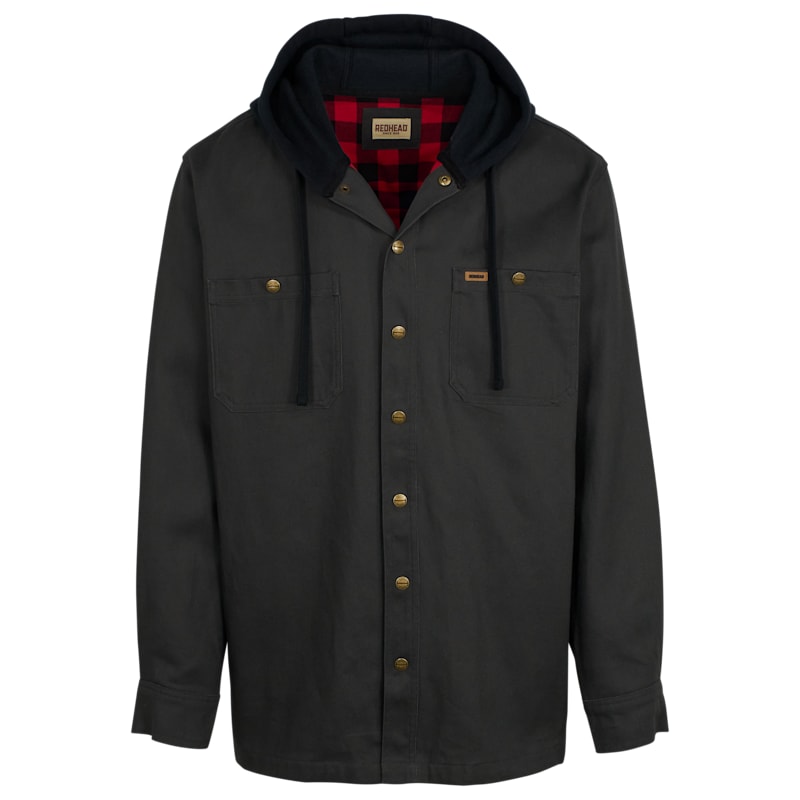 RedHead Pro Series Hooded Canvas Shirt Jacket for Men