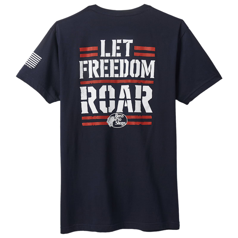 Land of the Free Let Freedom Roar Short-Sleeve T-Shirt