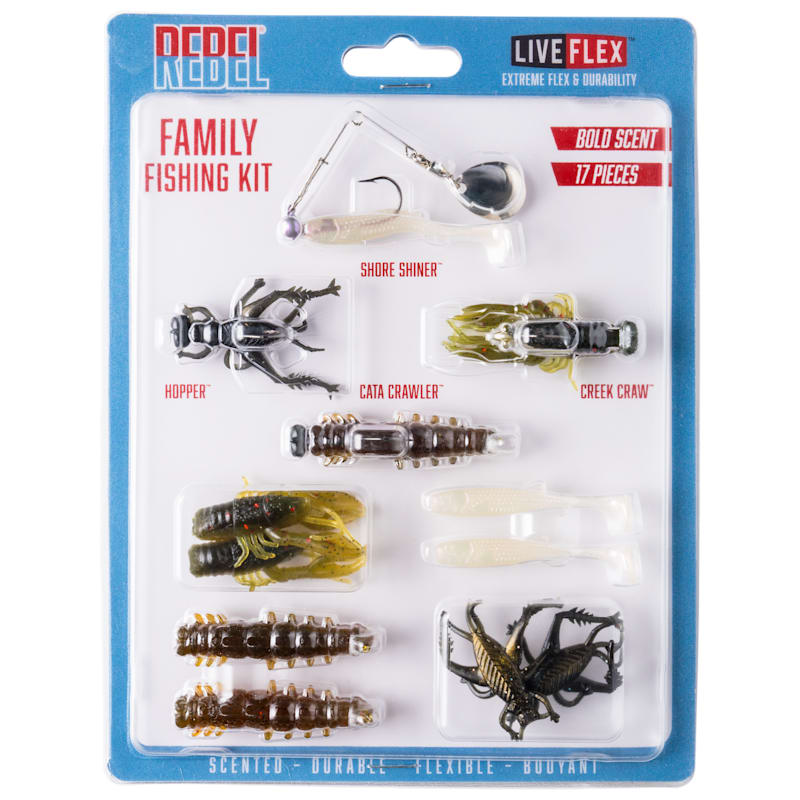 Rebel Pond and Creek Family Fishing Kit
