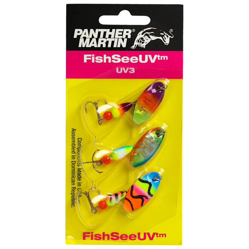Panther Martin FishSeeUV Ultra Violet Spinner Kit