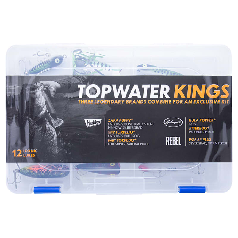 Heddon/Arbogast/Rebel Topwater Kings 12-Piece Kit