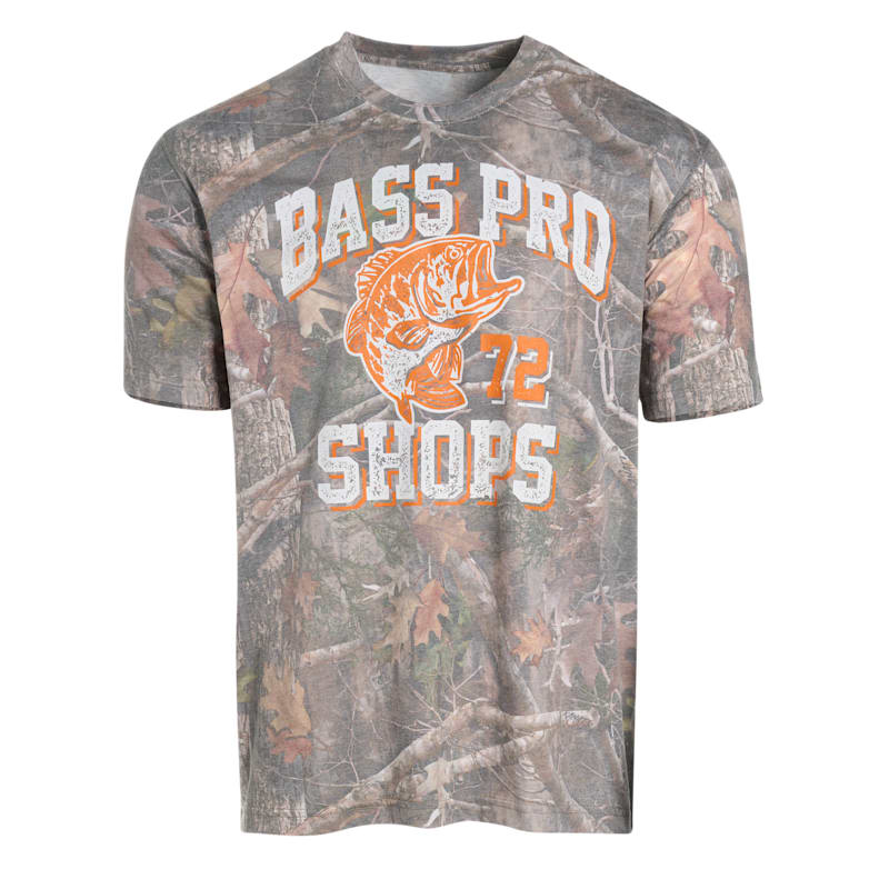 Bass Pro Shops TrueTimber Varsity '72 Faded Wash Short-Sleeve T-Shirt