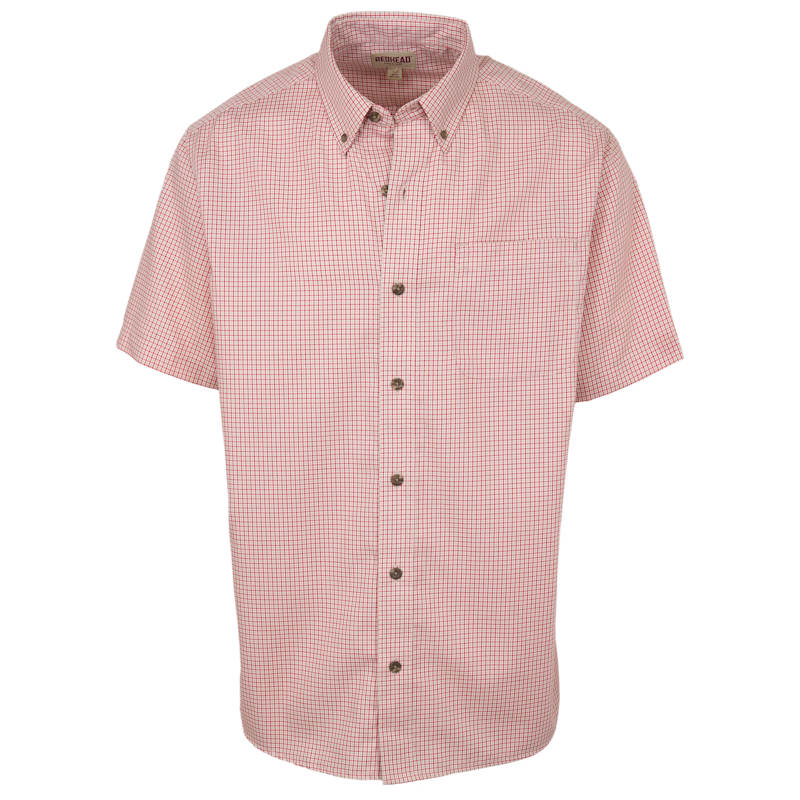 RedHead Wrinkle-Free Plaid Short-Sleeve Button-Down Shirt