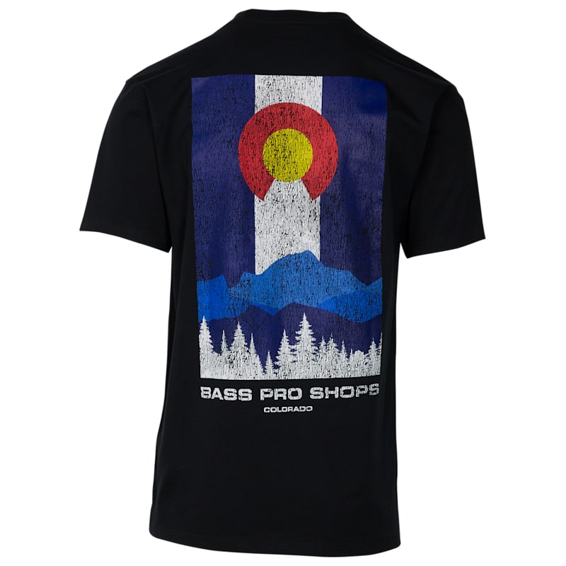 Bass Pro Shops Colorado Vertical Flag Short-Sleeve T-Shirt for Men