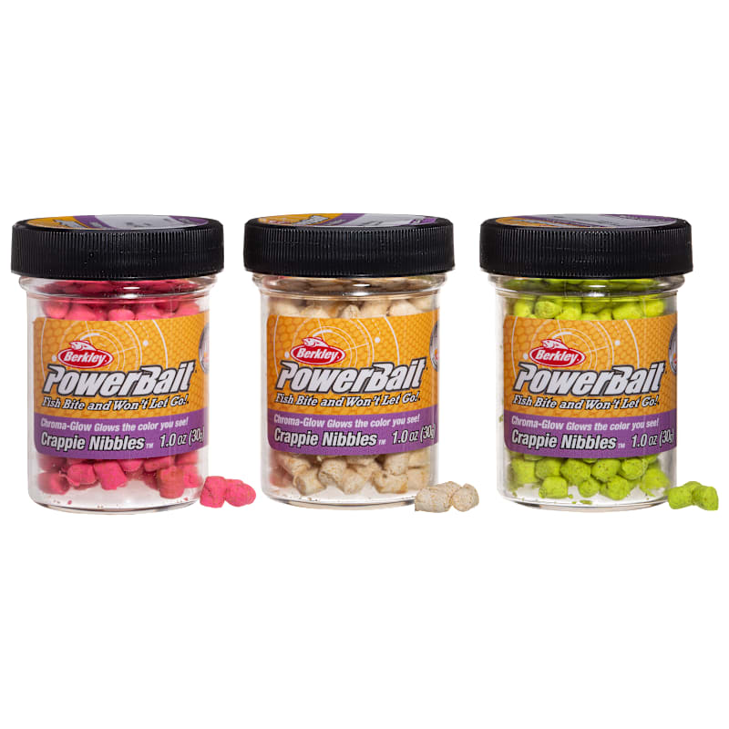 Berkley PowerBait Chroma-Glow Crappie Nibbles