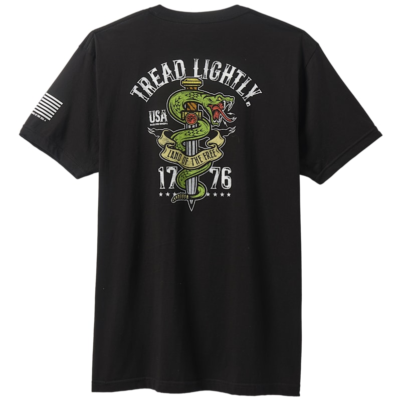 Land of the Free Tread Lightly Short-Sleeve T-Shirt