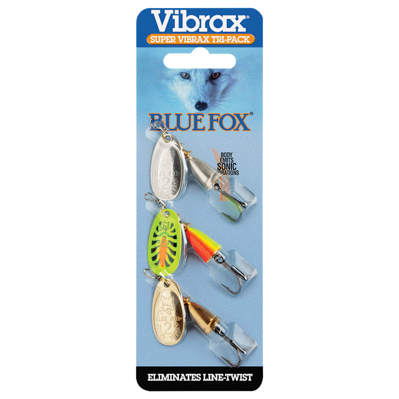 Blue Fox Super Vibrax Tri-Pack Spinner Kit