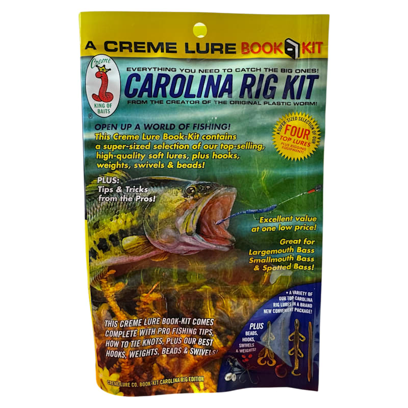Creme Carolina Rig Kit 26 Pieces