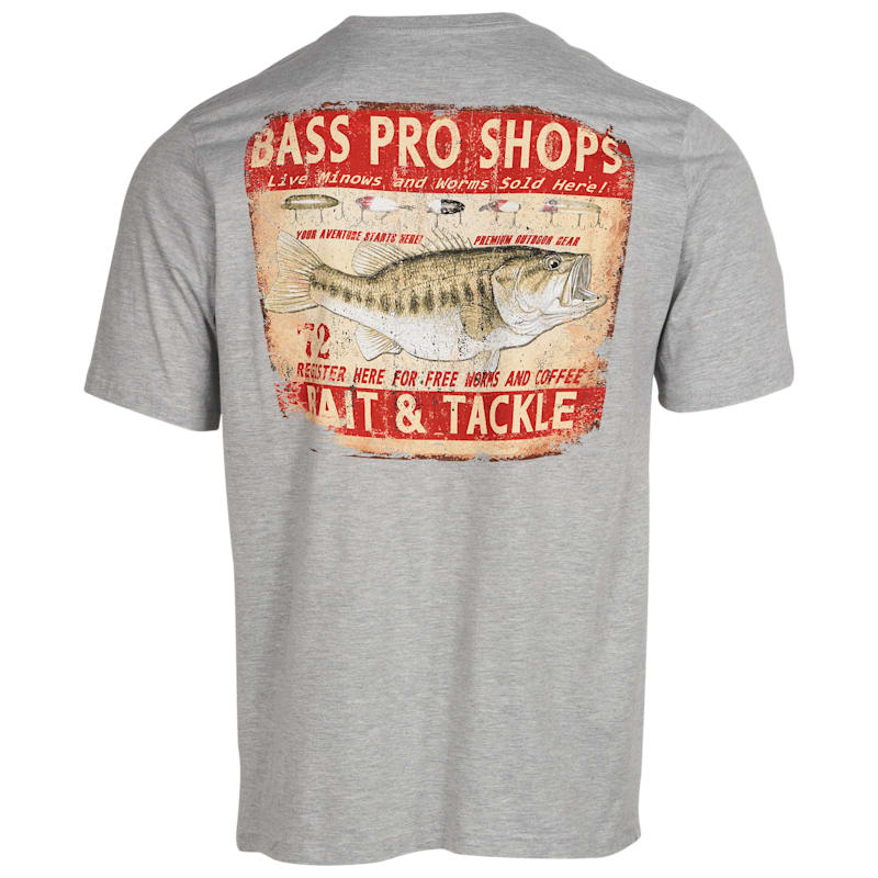 Bass Pro Shops Bait and Tackle Bass Short-Sleeve T-Shirt for Men
