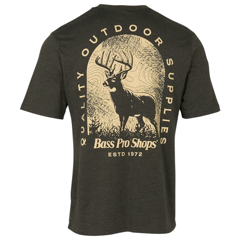 Bass Pro Shops Topo Deer Graphic Short-Sleeve T-Shirt