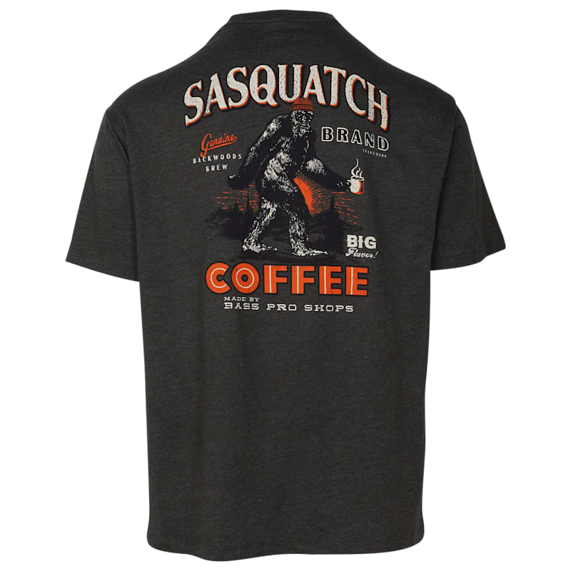 Bass Pro Shops Sasquatch Coffee Short-Sleeve T-Shirt for Men