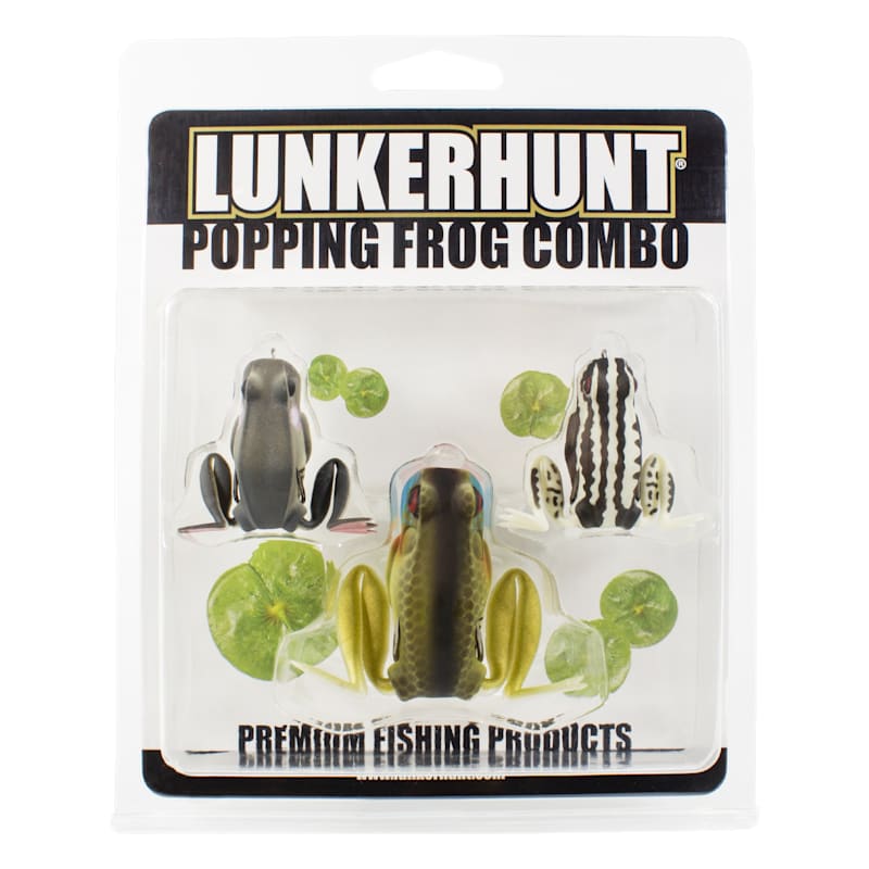 Lunkerhunt Popping Frog Combo
