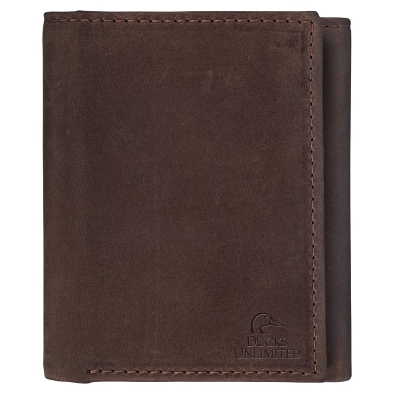 Ducks Unlimited Leather Trifold Wallet
