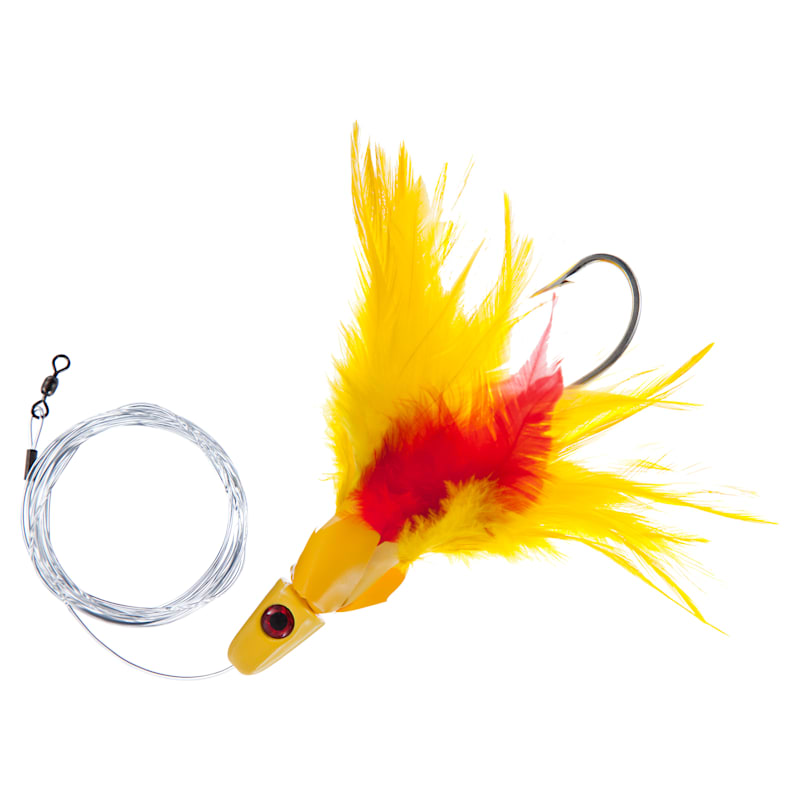 No-Alibi Trolling Feathers Mono Rig