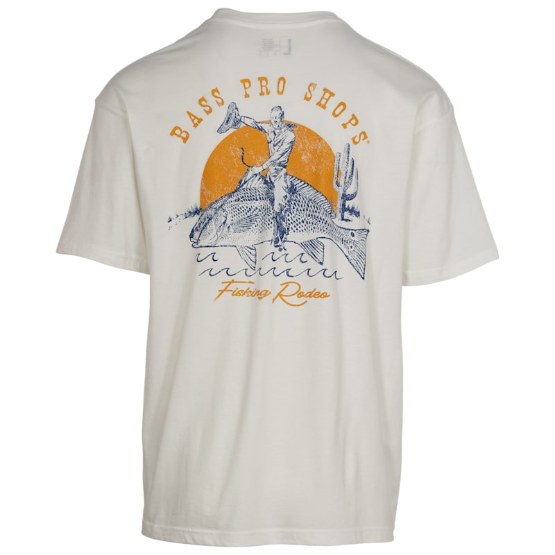 Bass Pro Shops Fishing Rodeo Redfish Short-Sleeve Pocket T-Shirt for Men