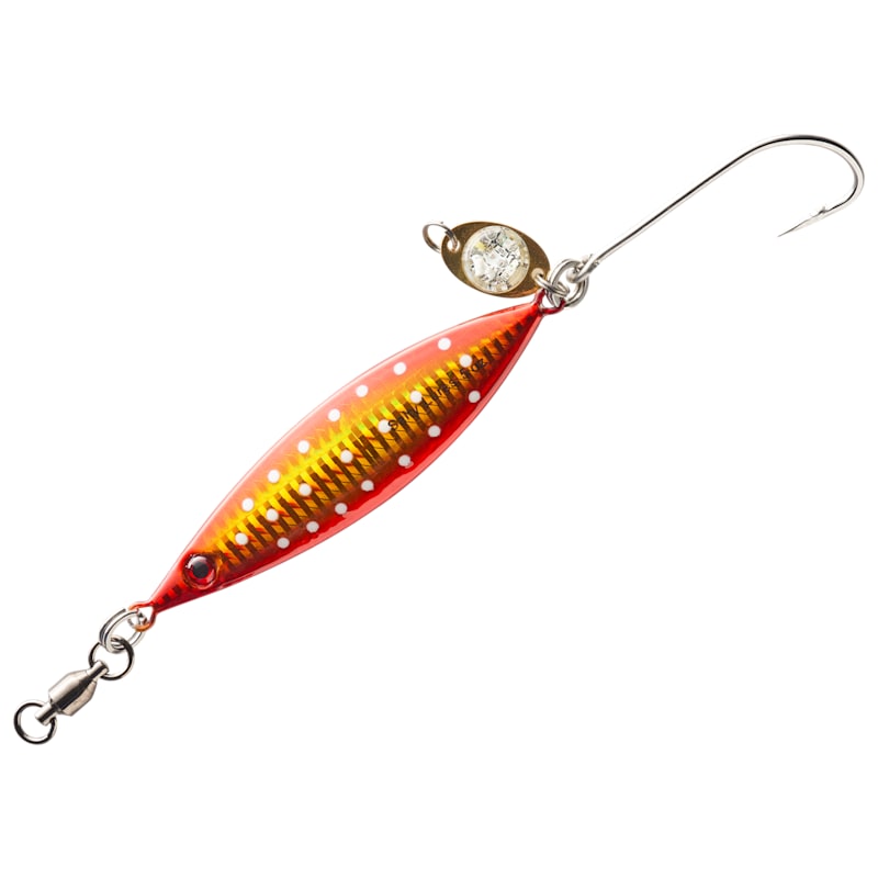 Salty Lures Jigging Spoon with Auto LED Light