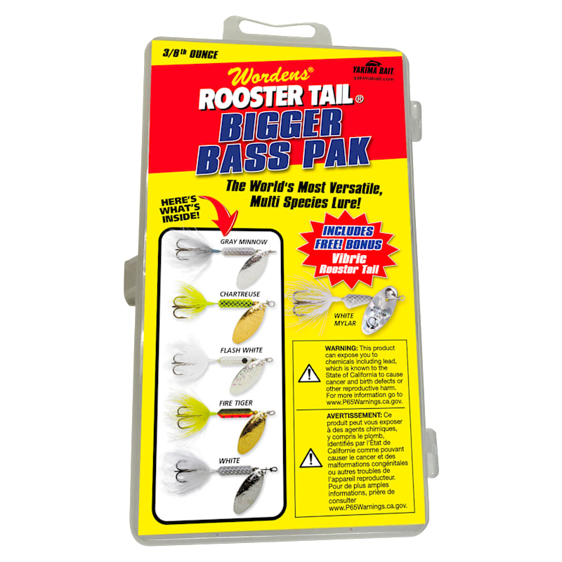 Worden's Rooster Tail Bigger Bass Kit