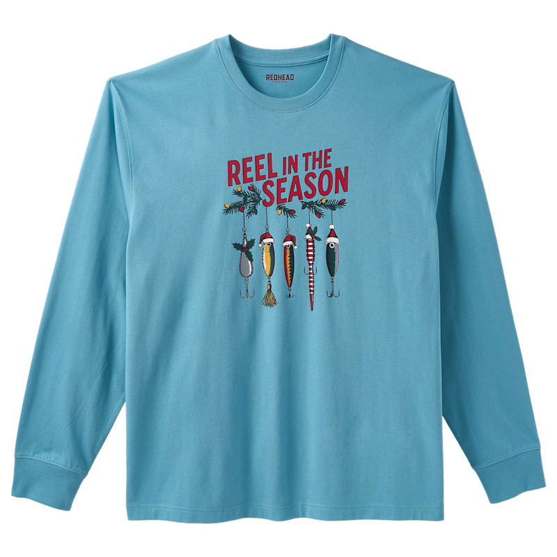RedHead Reel In The Season Holiday Graphic Long-Sleeve T-Shirt