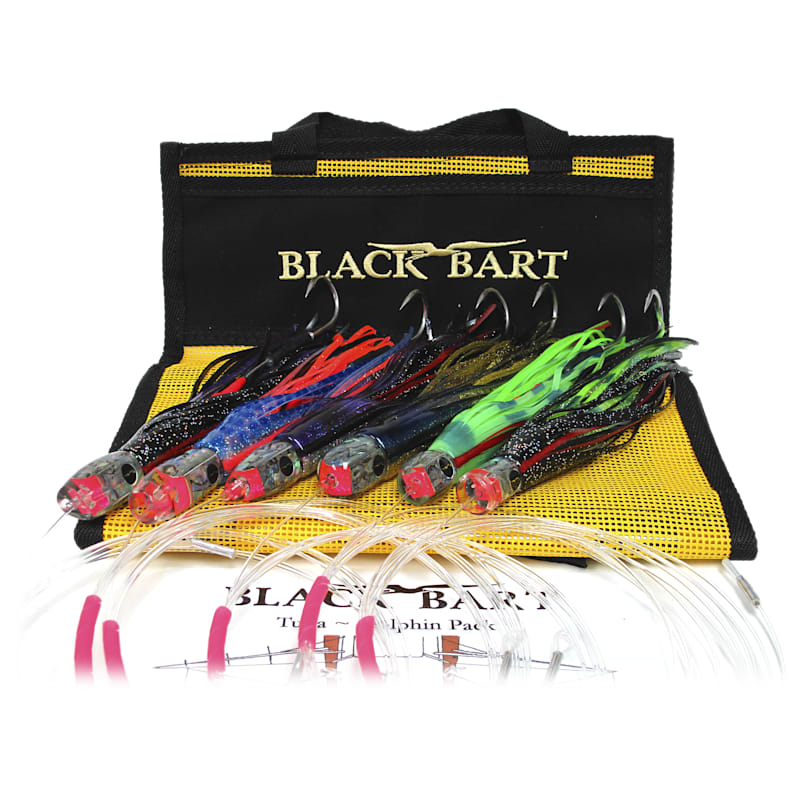 Black Bart Tuna/Dolphin Rigged Lure Pack