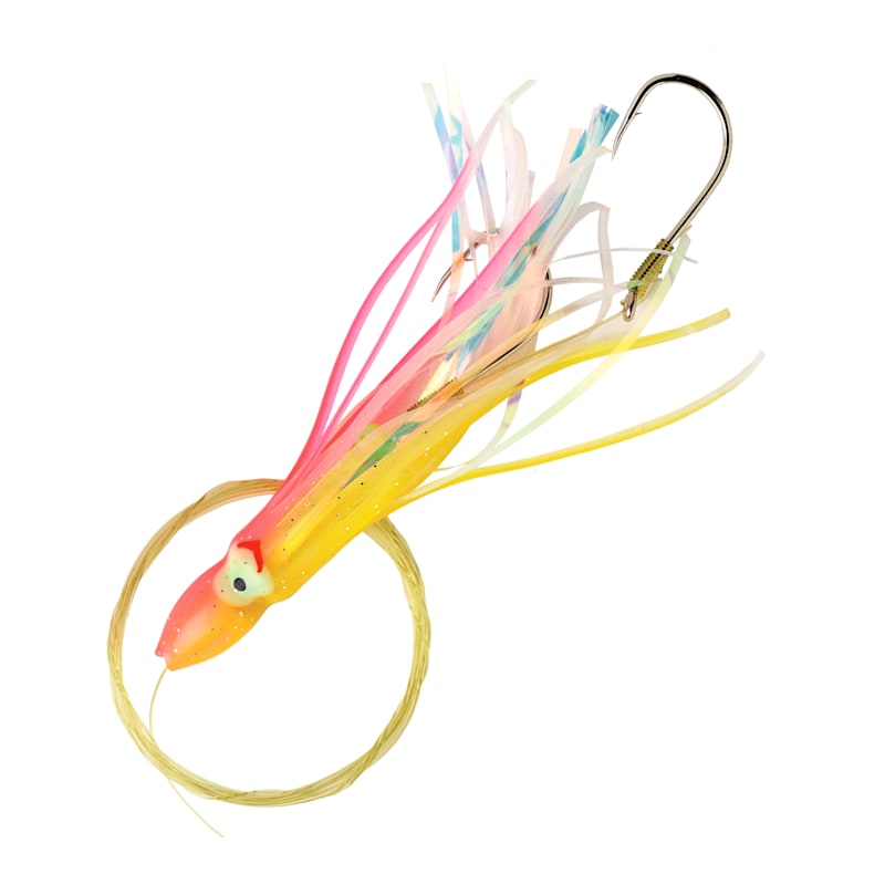 P-Line Rigged Squid with Tinsel Insert