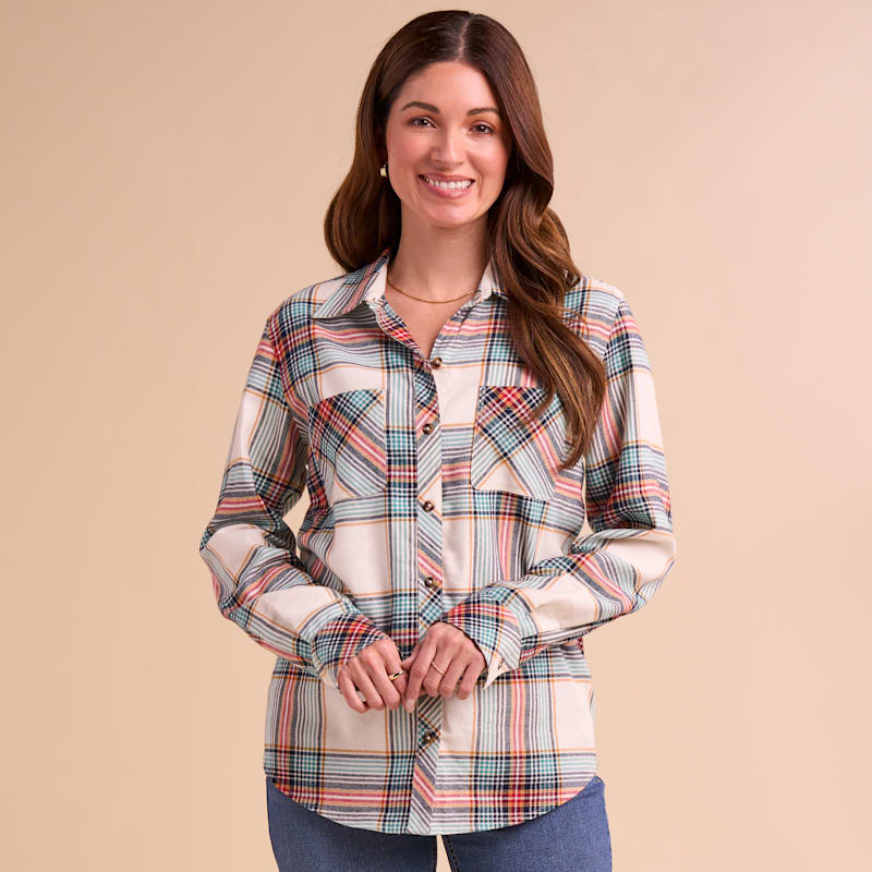 Natural Reflections Cane Creek Long-Sleeve Flannel Shirt