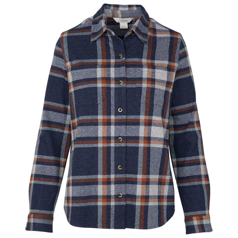 Natural Reflections River Basin Sweater-Knit Long-Sleeve Shirt
