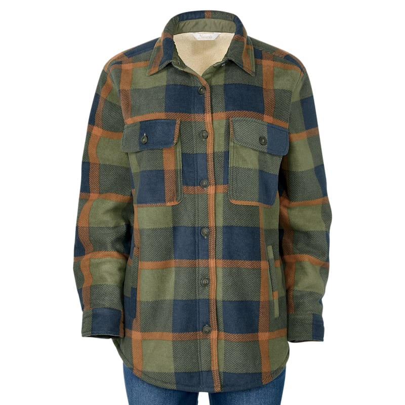 Natural Reflections Cedar Fleece Shirt Jacket