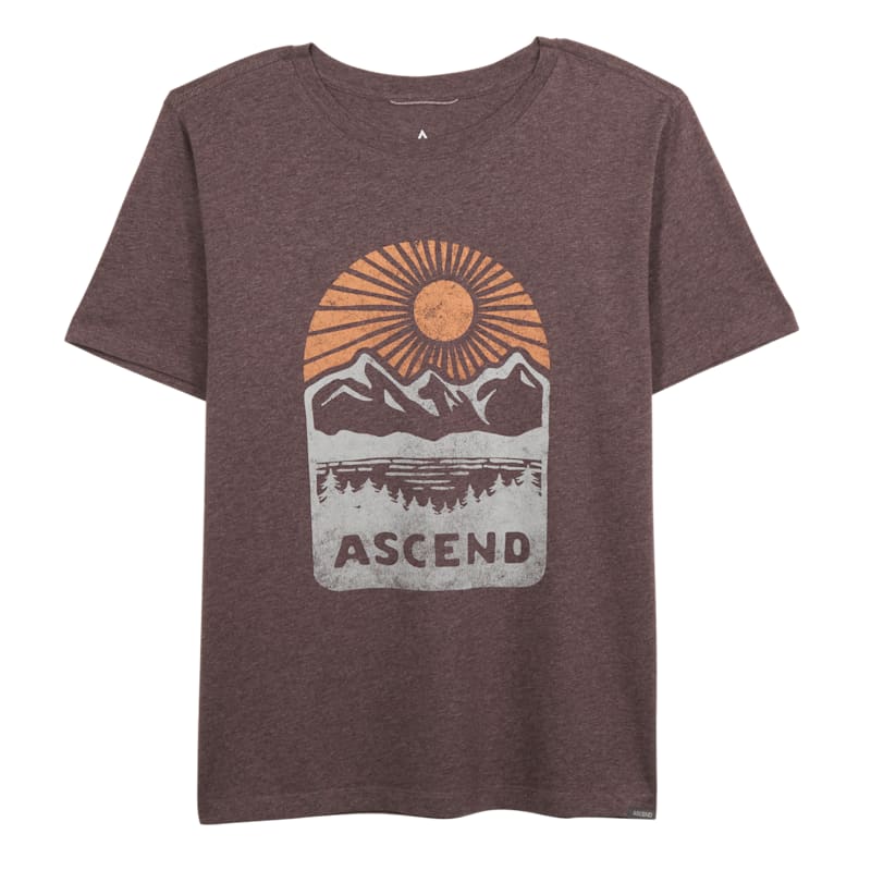 Ascend Organic Circular Sun Graphic Short-Sleeve T-Shirt