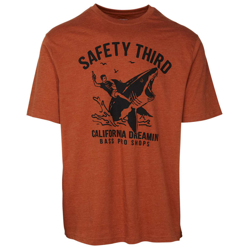 Bass Pro Shops Safety Third California Dreaming' Short-Sleeve T-Shirt for Men
