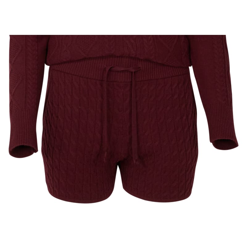 Natural Reflections Cable Sweater Shorts