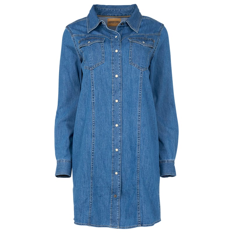 RedHead Ranch Long-Sleeve Denim Dress