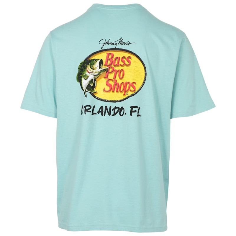 Bass Pro Shops Orlando Woodcut Logo Short-Sleeve T-Shirt for Men