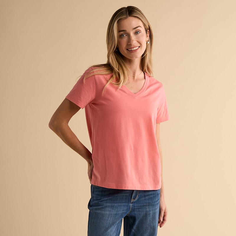 Natural Reflections Everyday V-Neck Short-Sleeve T-Shirt
