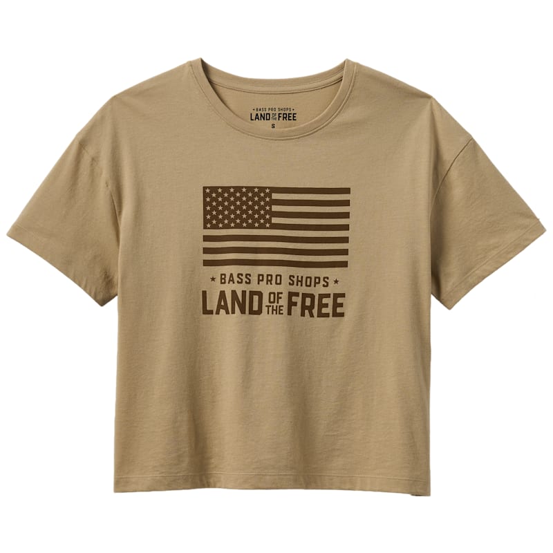 Land of the Free Flag Short-Sleeve T-Shirt