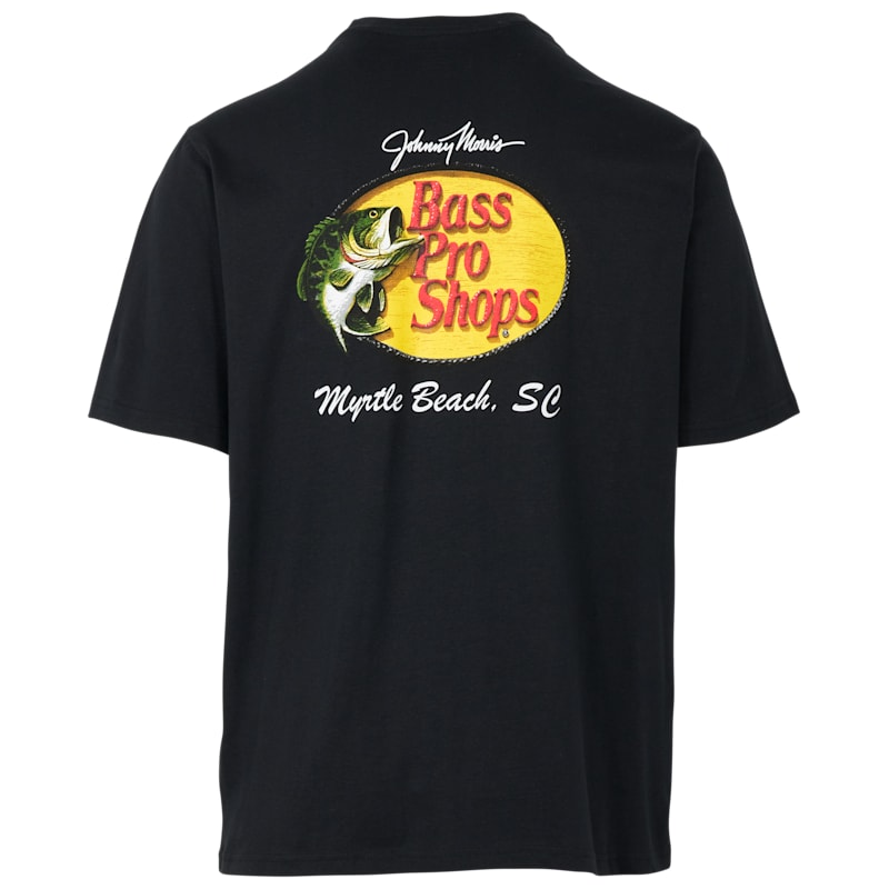 Bass Pro Shops Myrtle Beach Woodcut Logo Short-Sleeve T-Shirt for Men