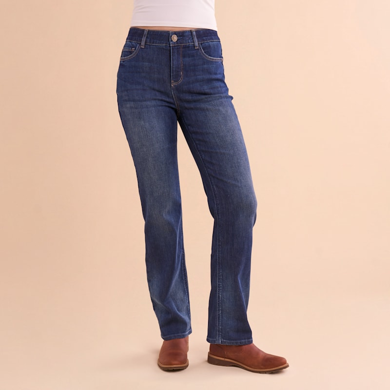 Natural Reflections Perfect Fit Straight-Leg Jeans