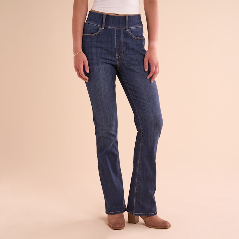Natural Reflections Ab Slimmer Lucy Flare-Leg Jeans