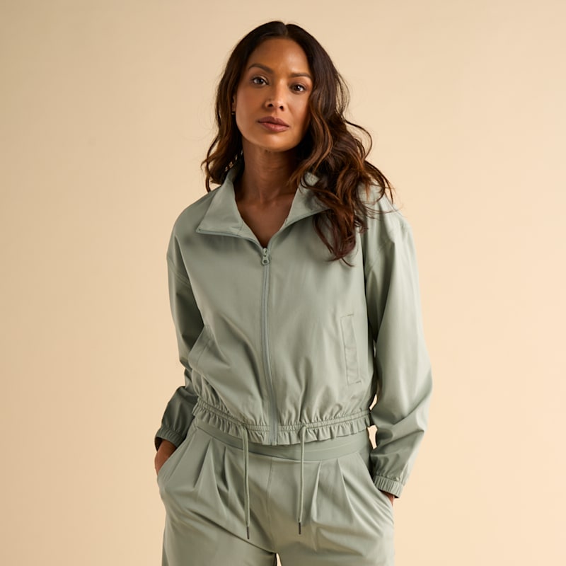 Natural Reflections Tech Stretch Bomber Jacket