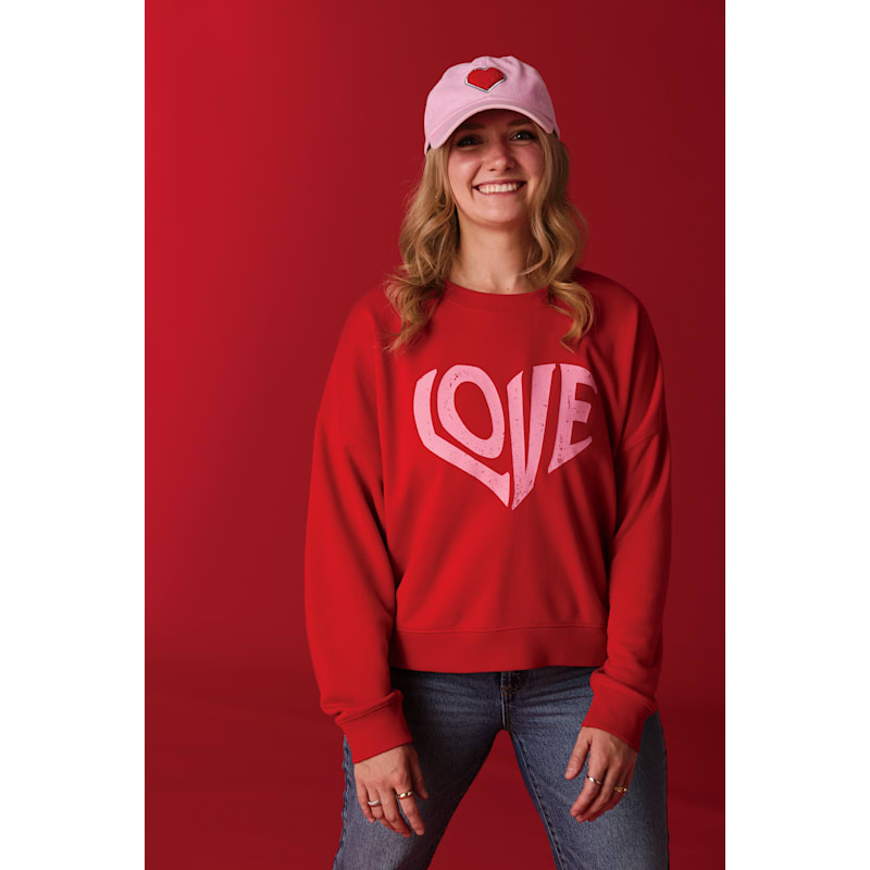 Natural Reflections Love Graphic Sweatshirt