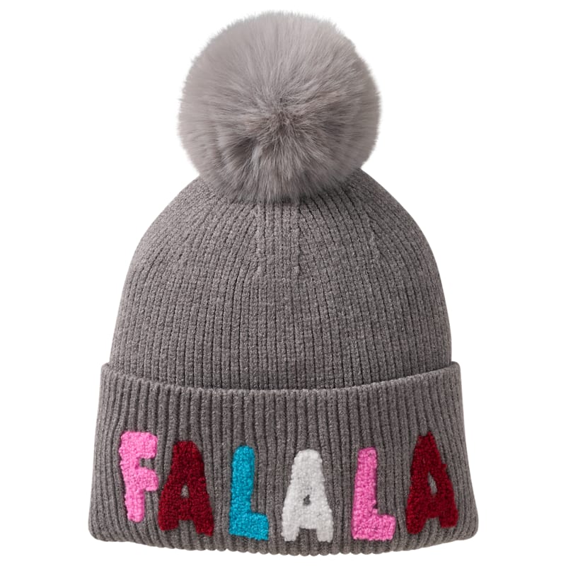 Natural Reflections Holiday Pom Beanie