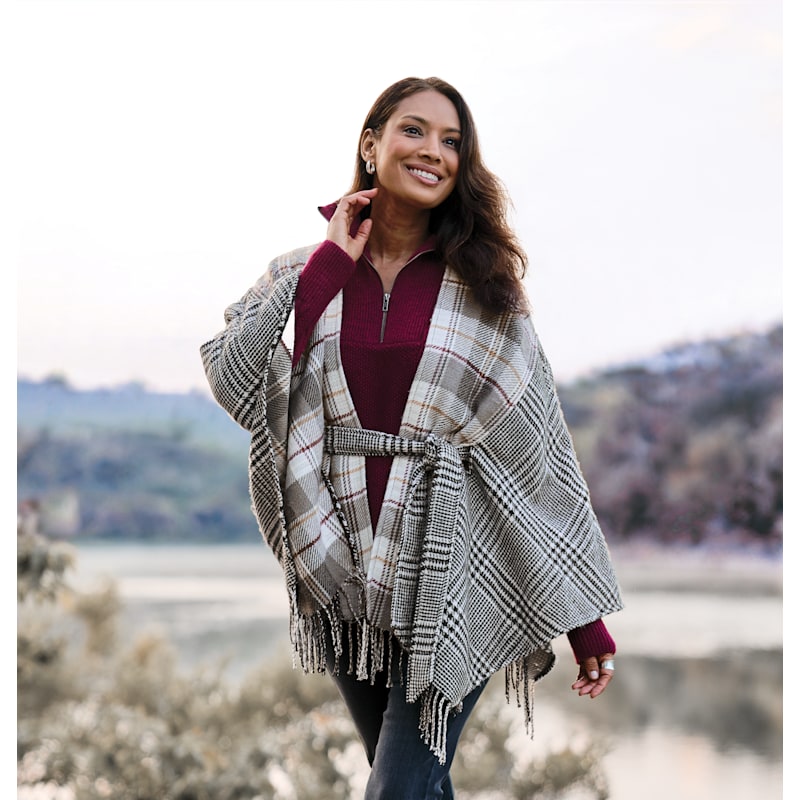 Natural Reflections Quarter-Zip Long-Sleeve Sweater