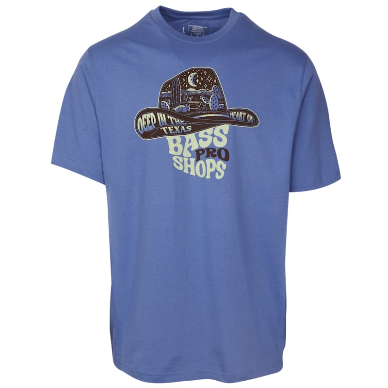 Bass Pro Shops Texas Cowboy Hat Short-Sleeve T-Shirt for Men