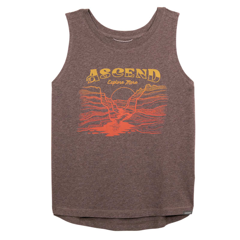 Ascend Organic Explore More Graphic Tank Top