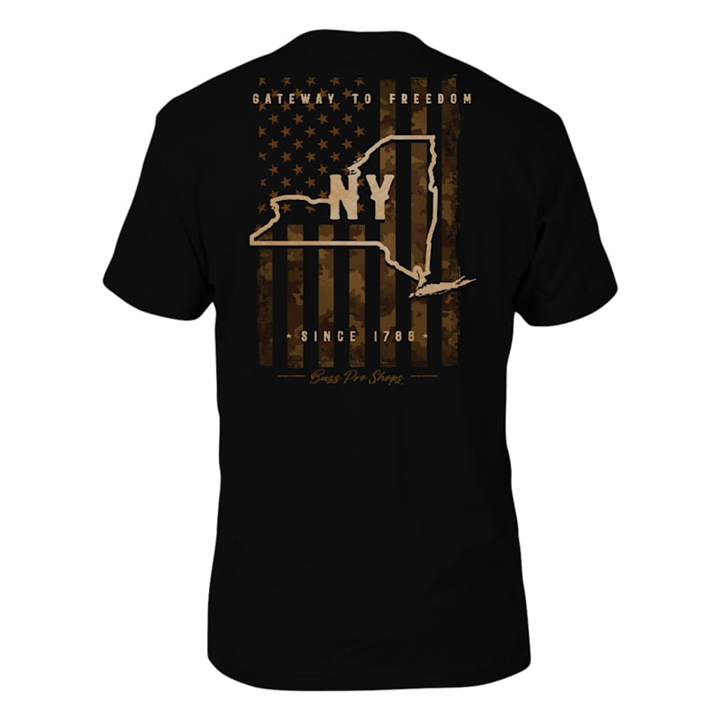 Bass Pro Shops Camo Flag Short-Sleeve T-Shirt for Men