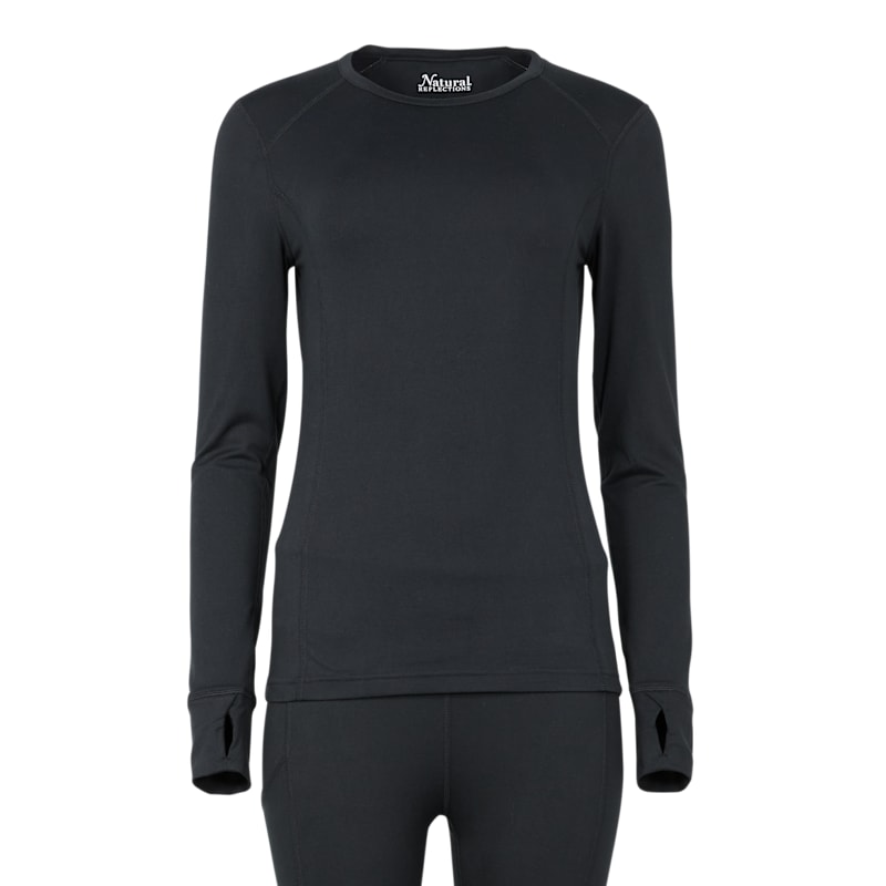 Natural Reflections Chill-Proof Crew Base Layer Long-Sleeve Shirt