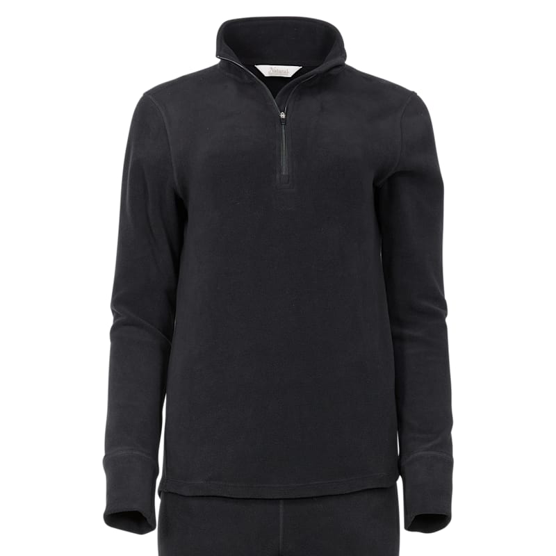 Natural Reflections Stretch Fleece Quarter-Zip Pullover