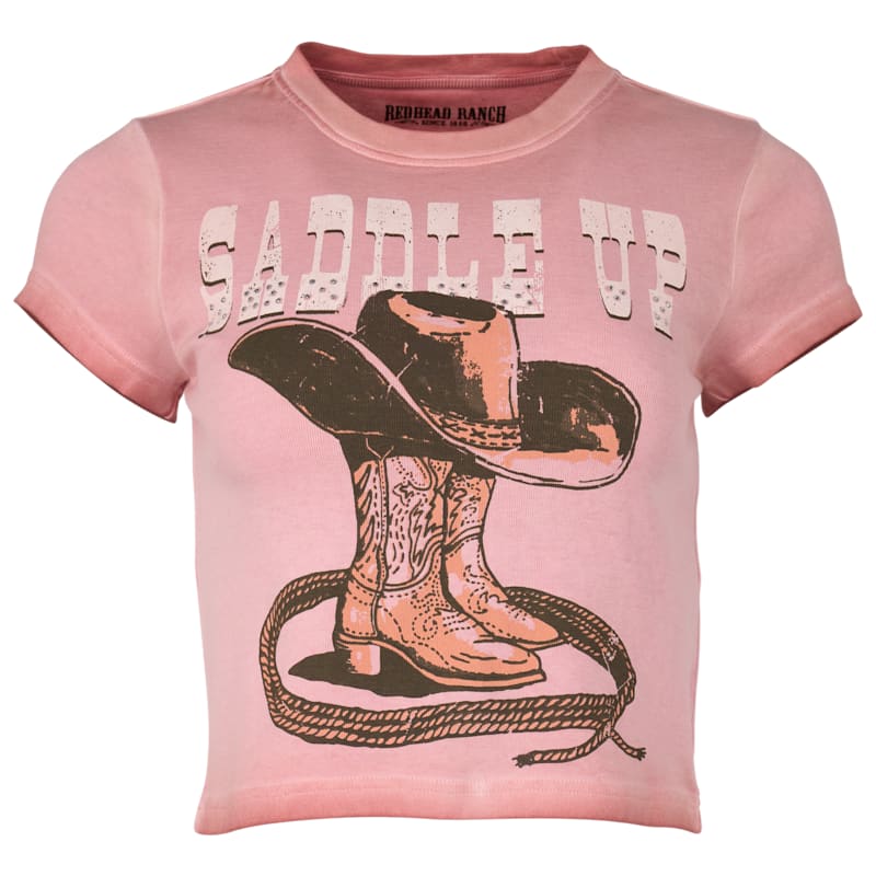 RedHead Ranch Saddle Up Baby Doll Short-Sleeve T-Shirt