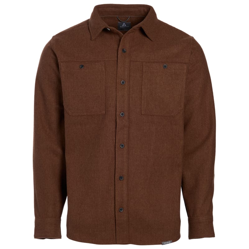 Ascend Wooly Button-Up Long-Sleeve Shirt